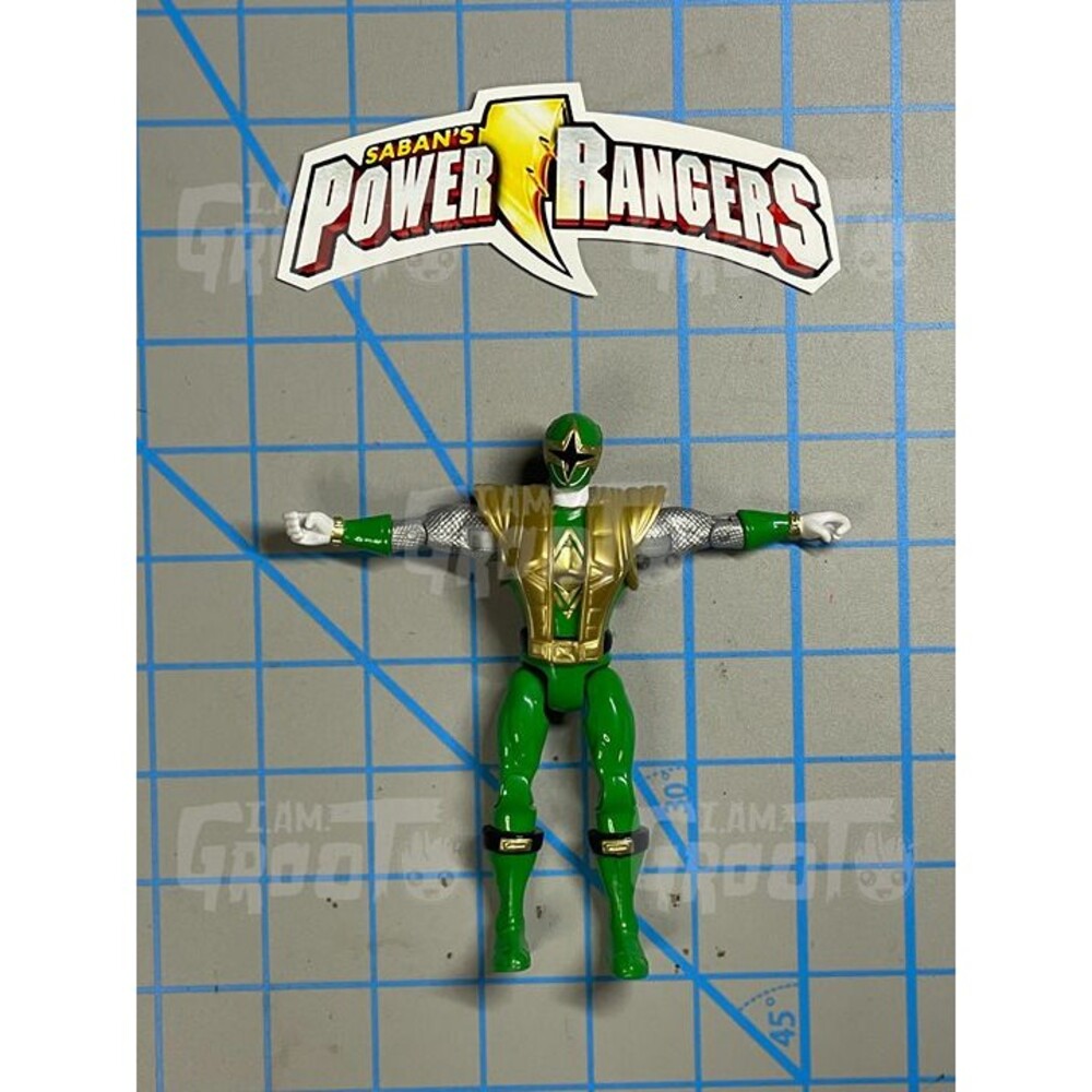 Power Rangers Ninja Storm Green Samurai Ranger 5" Inch Action Figure